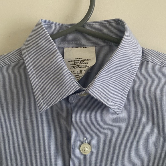 Unbranded Boys Pinstripe Button Down Dress Shirt - Picture 3 of 14